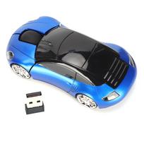 Nešiojamojo kompiuterio pelė išmanioji automobilio formos nešiojama 2.4G belaidė pelė su USB imtuvu, skirta nešiojamam kompiuteriui