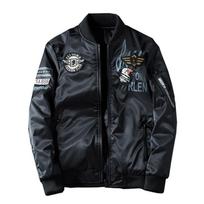 Vyriškos „polit Bomber“ striukės Vyriški viršutiniai drabužiai iš abiejų pusių, krovininiai paltai, vyriški beisbolo drabužiai, 7xl L juoda