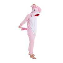 Rožinis ryklio Cosplay kostiumas suaugusiems Kigurumi vientisas pižama Animacinis kombinezonas Helovinui Viso kūno drabužiai S