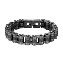 Motociklų vyrų apyrankė 13 mm nerūdijančio plieno retro papuošalų plati rankų grandinėlė, aksesuarai, apyrankės, vyriškos apyrankės draugams, dovanoms 23cm