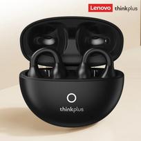 Originalios „Lenovo LP25 OWS“ belaidės „Bluetooth“ ausinės su ausų segtukais, ilgas baterijos veikimo laikas, žaidimų ausinės, HiFi erdvės garsas, į ausį įdedamos ausinės su mikrofonu juoda