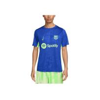 Nike Dri-Fit Academy FW24 Pro Trečiasis F.C. Barselonos serijos įgulos kaklo puloveris trumpomis rankovėmis futbolo marškinėliai vyrams viršūnės mėlyni FQ2544-418 L