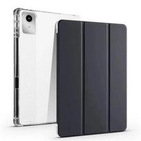 Planšetinio kompiuterio dėklas Lenovo Xiaoxin Pad 2024 Tab M11 TB-330FU TB-331FC su pieštuko laikikliu Minkštas galinis dangtelis Funda Lenovo Tab M11 Pažadinimo/užmigdymo odinis dėklas For Lenovo Tab M11 juoda