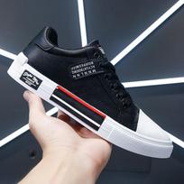 Madingi odiniai vyriški drobiniai batai rudeniniai aukštakulniai laisvalaikio batai vyrams neslystantys vyriški sportbačiai plokšti tenisiniai batai Zapatillas Hombre 39 juoda