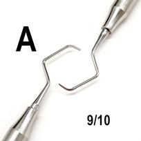 1 vnt. Profesionalus dantų Gracey kiuretė Periodontologinės kaulų kiuretės Perio dantų instrumentas Įrankis Rankinis naudojimas Dantų valymo skaleris 1 piece A