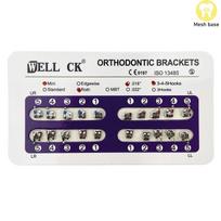 10 pakuočių dantų ortodontinių metalinių breketų laikiklis Mini Roth/MBT/Edgewise lizdas 0,022 0,018 kabliukai 3-4-5 odontologo laikiklis Roth 018 Hooks 345
