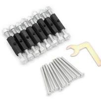 10 VNT Kasetės Remontuotojas Elektros Dėžutės Remontuotojas Kasetės Varžtai 86 / 118 Tipo Atraminis Strypas Sieninei Jungiklių Dėžutei Remontuoti C plastics 10pcs