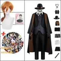 Bungo Stray Dogs Cosplay Nakahara Chuuya Helovino kostiumai Anime Drabužiai Disfraz Adulto Fantasias Deguisement Garcons Hombre L