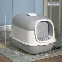 Ypač didelė uždara kačių kraiko dėžė su UV sterilizacija ir automatiniu dezodoravimu Large