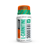 ICONFIT L-Carnitine 3000 Shot apelsinų skonio,  60 ml