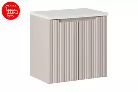 Baldų komplektas 60 cm su stalviršiu - noc b baltas 60 cm d