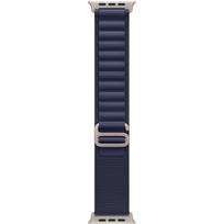 Apple 49mm Navy Alpine Loop - Small - Natural Titanium Finish