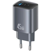 Charger T66 45W CC290 GaN Fast charge silver