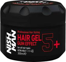 Nishman Ultra Hold Hair Gel Gum Effect plaukų formavimo gelis, 300 ml
