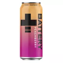 Energinis gėrimas BATTERY PEACH RASPBERRY, 500 ml