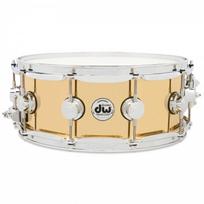 DW Collectors Series Polished Brass snare 14x5.5 CR HW Snare būgnas