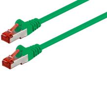 Kabelis S/FTP CAT6 LAN su RJ45 jungtimis 0.5m žalias