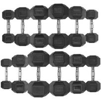 Šešiakampiai hanteliai STRONGMAN (1-50kg) (Svoris: 2 x 40 kg)