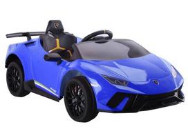 Elektrinis vaikiškas automobilis Lamborghini Huracan mėlynas