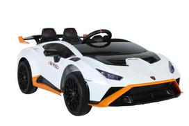 Elektrinis vaikiškas automobilis Lamborghini STO DRIFT Baltas