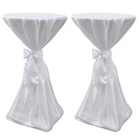Staltiesė su Kaspinu Balta 60 cm 2 Vnt