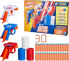 Nerf Backyard Triple Pack 3 blasters G1804