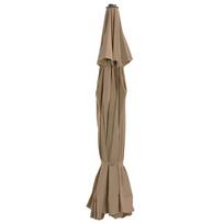Pakaitinis audinys lauko skėčiui nuo saulės taupe 515cm