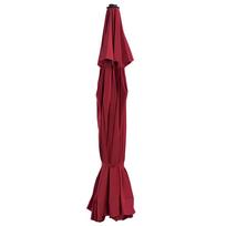 Pakaitinis audinys lauko skėčiui nuo saulės raudonas 515cm