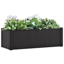 Lovelis su savaiminio laistymo sistema antracito 100x43x33cm