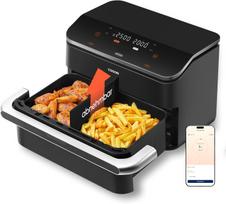 Oro gruzdintuvė cosori twinfry 10l 2800w dual blaze blacksilver