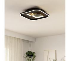Eglo 901245 - LED lubinis šviestuvas TIRIOLO LED/16,2W/230V+LED/9,2W juodas/auksinis