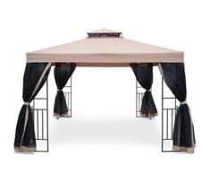 Fieldmann - Sodo pavėsinė 3x3 m smėlio spalva/juoda