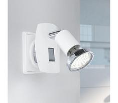 Eglo 902365 - LED kištukinis šviestuvas MINI 1xGU10/2,8W/230V baltas