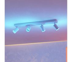 Eglo 901944 - LED RGBW dimeriuojamas taškinis šviestuvas MELITELLO-Z 4xLED/3,7W/230V baltas