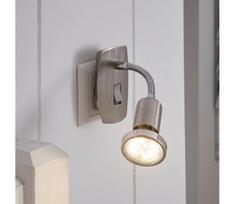Eglo 902366 - LED kištukinis šviestuvas MINI 1xGU10/2,8W/230V, matinis chromas