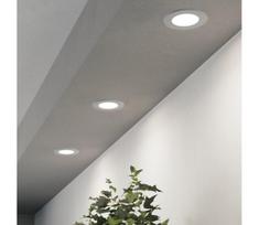 Eglo 901394 - rinkinys 3 vnt. LED įleidžiamieji šviestuvai FUEVA LED/3,7W/230V Ø 8,8 cm, balti