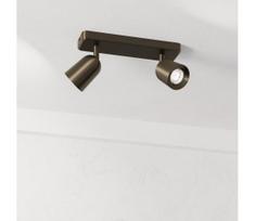 Eglo 901949 - Kryptinis šviestuvas CAMALDOLI 2xGU10/10W/230V bronzinis