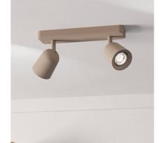 Eglo 902344 - Taškinis šviestuvas CAMALDOLI 2xGU10/10W/230V smėlio spalvos