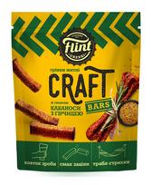 Duonos traškučiai FLINT, Craft, kabanosių ir garstyčių skonio, 80 g