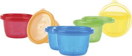 Nuby - Snack Bowl Set - Colorful - 120 ml - 6p