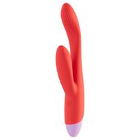 Dreamtoys Love Signal - G taško ir klitorio vibratorius - raudonas