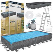 Bestway karkasinis baseinas, tinkamas naudoti visus metus, su priedais, 7 viename – 956 × 488 × 132 cm, 561KJ, APX 365™