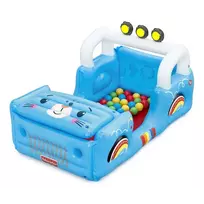 Bestway pripučiamas Fisher-Price žaidimų baseinas su kamuoliukais, 1.17m. x 76cm. x 61cm.