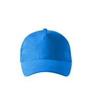 Kepurė su snapeliu MALFINI 5P 307 Unisex, Snorkel blue 340g/m2