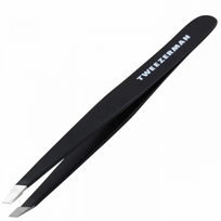 Black Classic Slant Tweezer Pincetas, juodas 1 vnt.