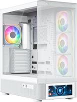 MODECOM PC case Volcano AQ500 ARGB MIDI WHITE | MC-A-AQ500-4FA-W | 5903560983118
