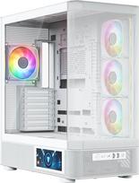 MODECOM PC case Volcano AQ400 ARGB MIDI WHITE | MC-A-AQ400-4FA-W | 5903560983095
