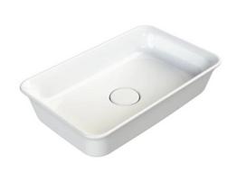 CeraStyle One Plus stalviršio kriauklė 60×38 cm keramika, balta
