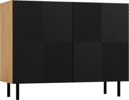 Triton KOMODA KAMA 2 DURYS RAŠTUOTAS PRIEKIS KVADRATAS ARTISAN OAK BLACK | M-MP-K-KAMA-2D-ARCZ | 5904507205430