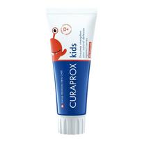 KIDS, vaikiška dantų pasta be fluoro, braškių skonio, 0-2 metų – Curaprox, 60 ml